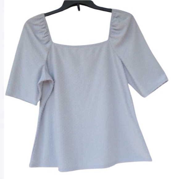 LC Lauren Conrad Tops - LC Lauren Conrad blouse with polka dot texture XXL
